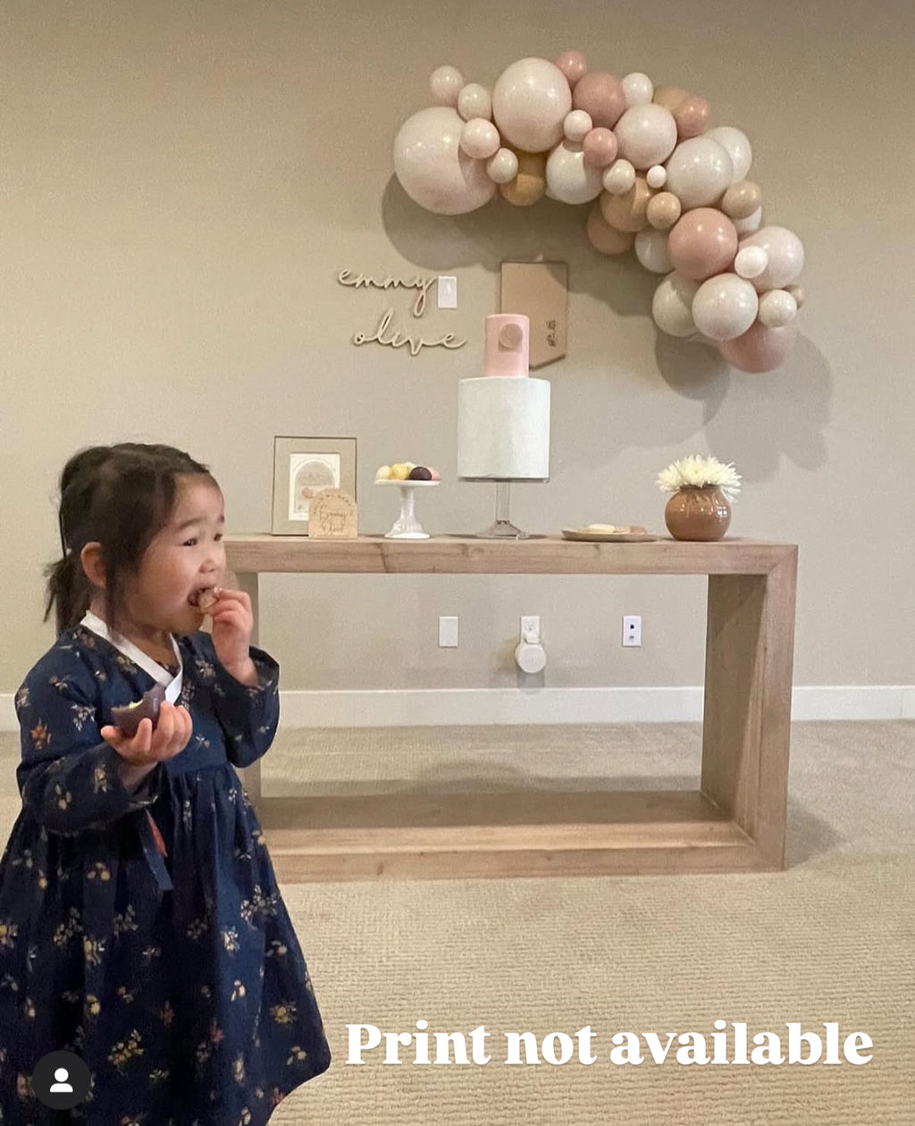 Long sleeve modern hanbok dress