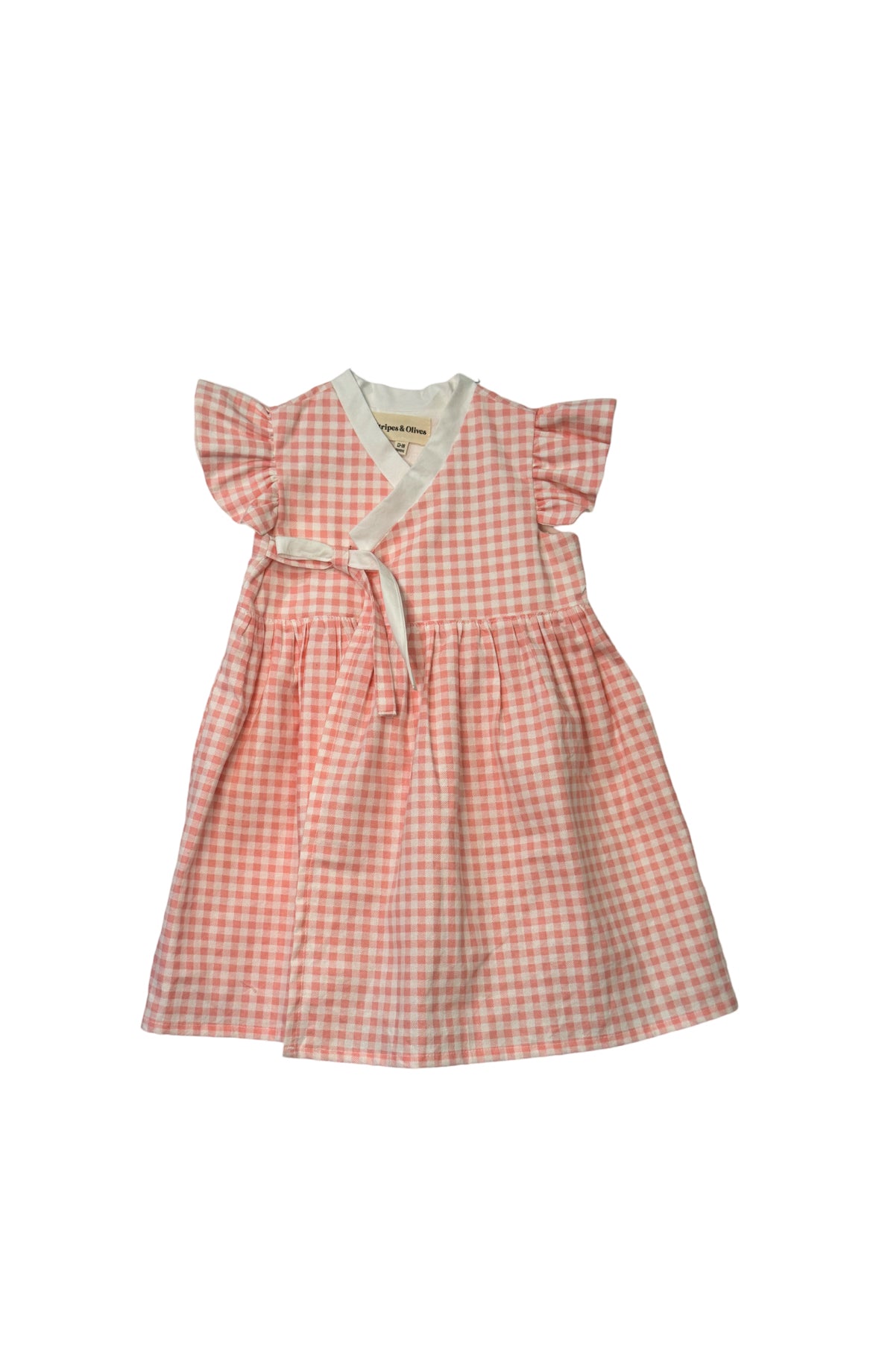 Pink gingham dress