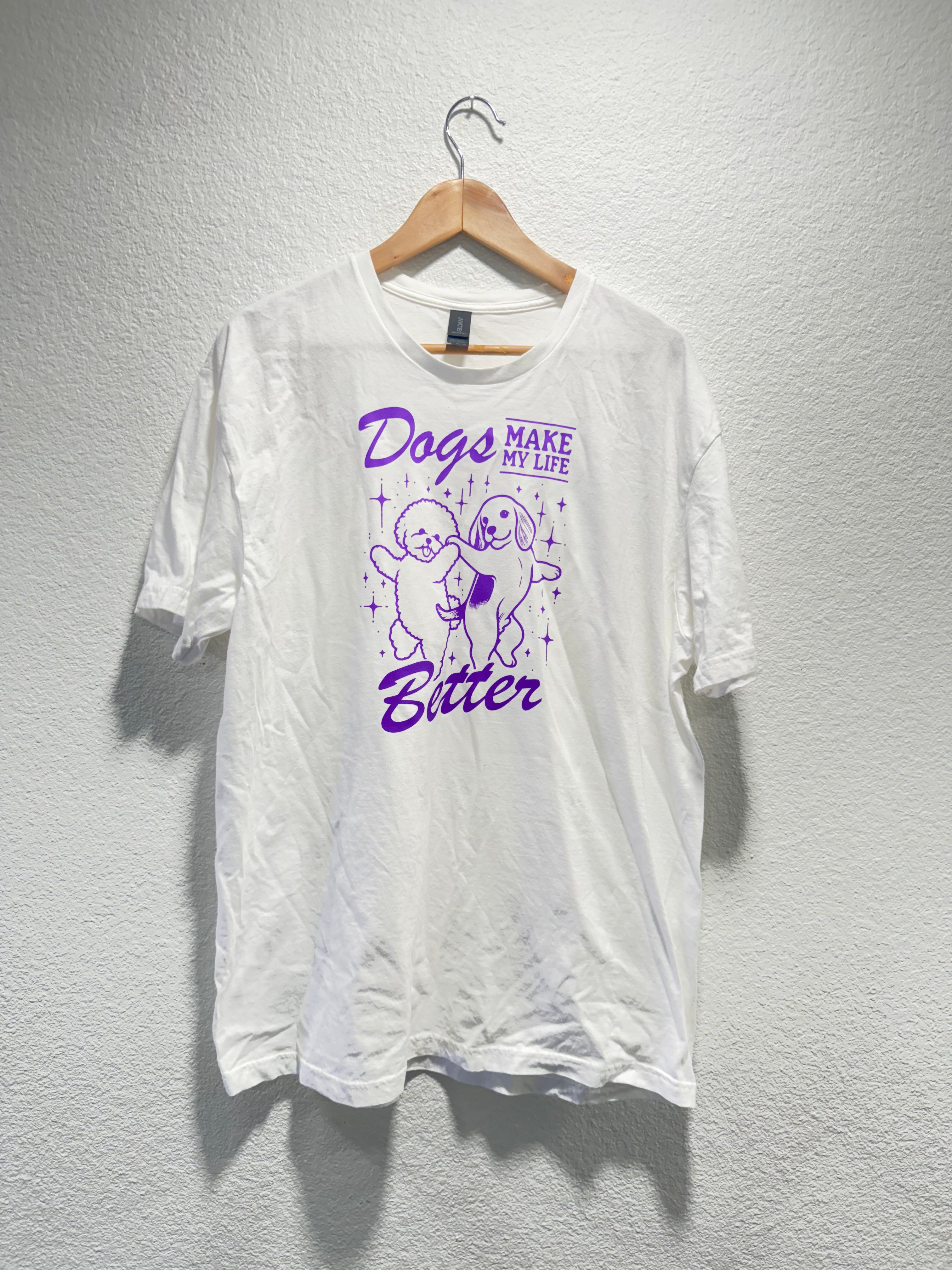 Dogs make life better T-shirt