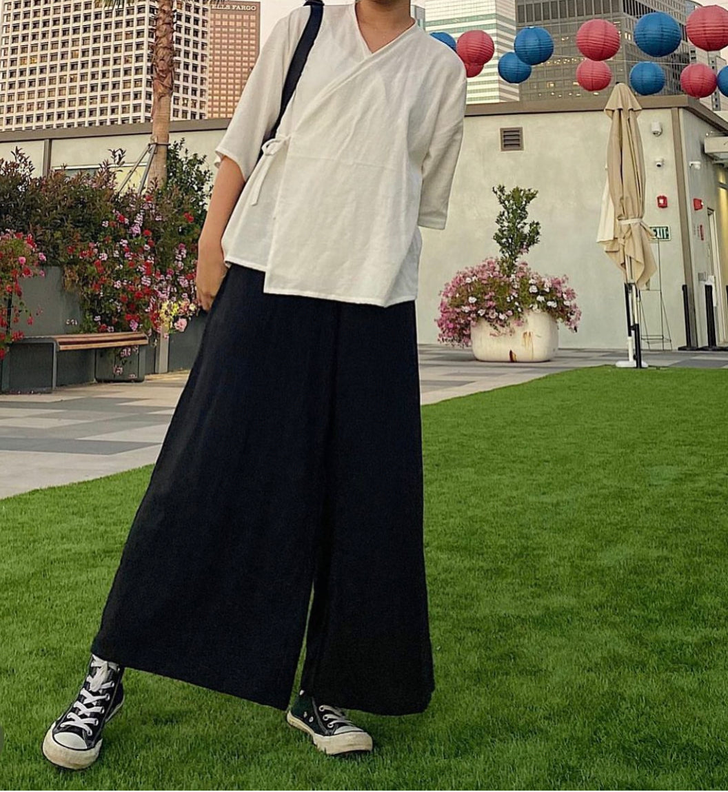 Wide leg pants