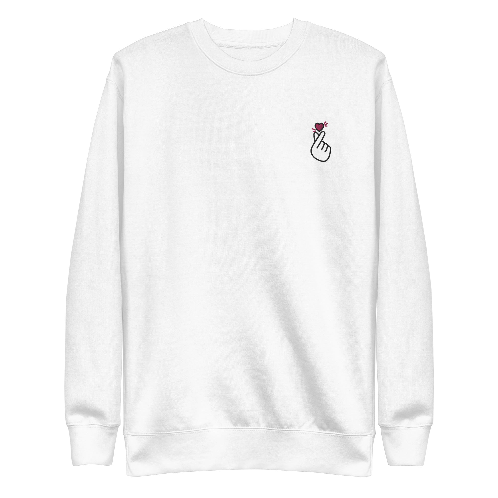 Finger heart Unisex Premium Sweatshirt