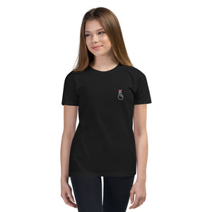 Youth finger heart t-shirt (black)